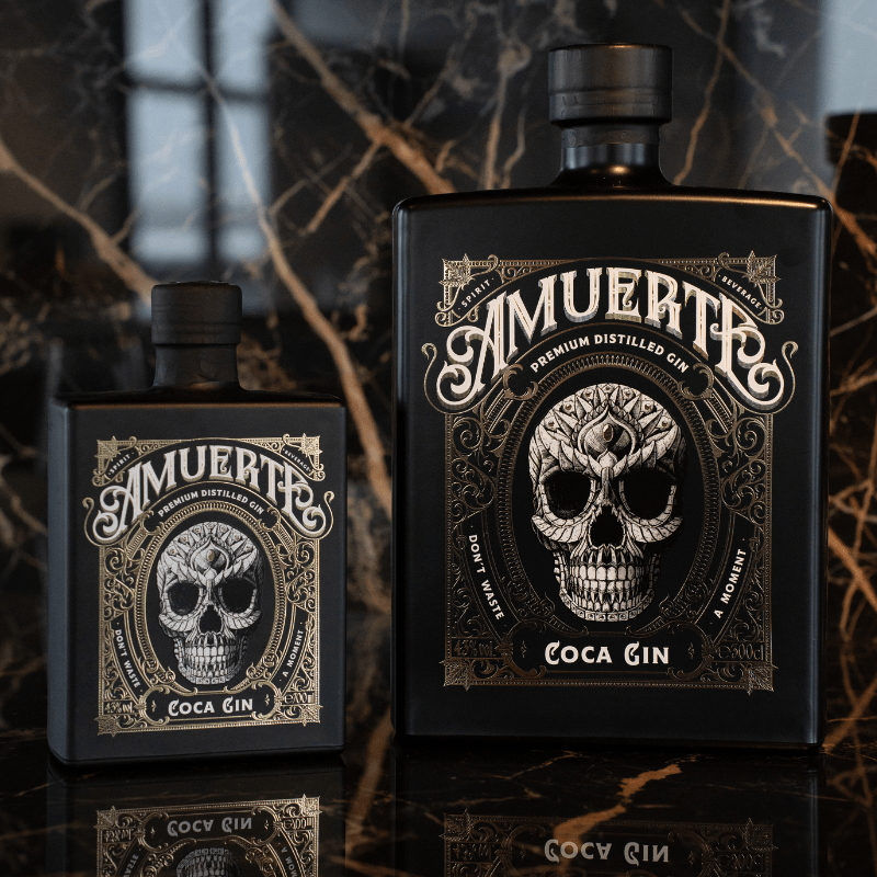 AMUERTE Distillati 300 cl Amuerte Coca Gin BLACK