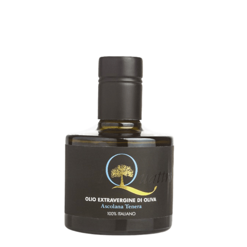 I QUATTRO Condimenti 25 cl con scatola Ascolana Tenera Olio Extravergine di Oliva