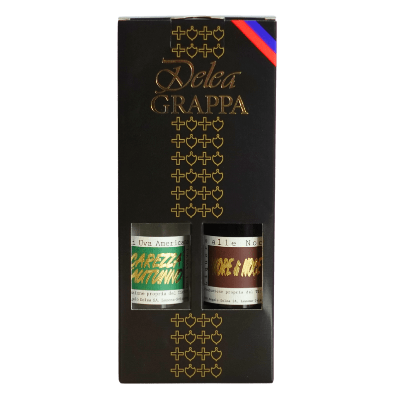 DELEA Distillati Duo Autunno "Duo&Tris Collection" Selezione Esclusiva di Grappa e Vino