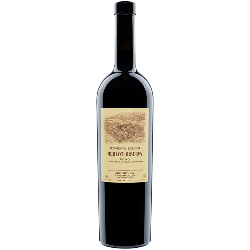 AGRILORO Rossi 75 cl / 2019 Merlot Riserva Tenimento dell&#39;Ör Ticino DOC