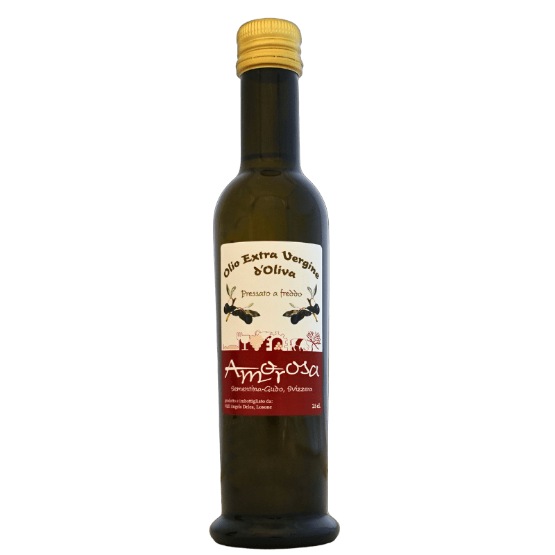 Olio Amorosa dai nostri oliveti in Sementina, Gudo