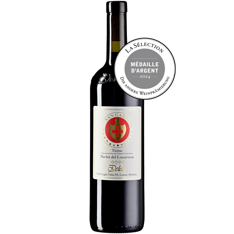 DELEA Rossi 75 cl / 2022 San Carlo Merlot del Locarnese Ticino DOC