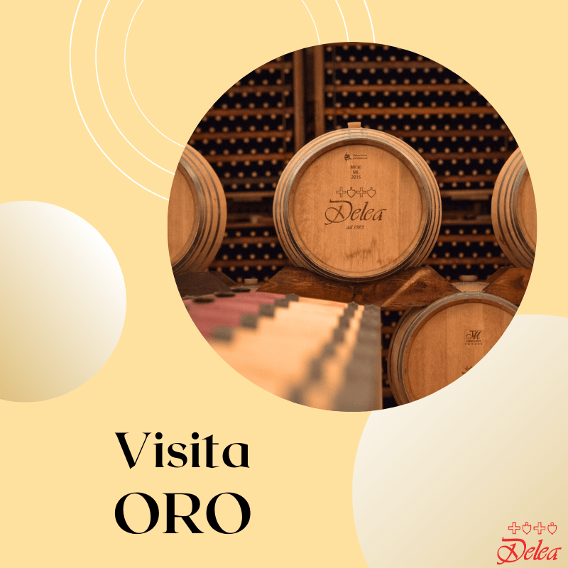 EVENTS DELEA Visita Cantina 6 VISITA+DEGUSTAZIONE ORO