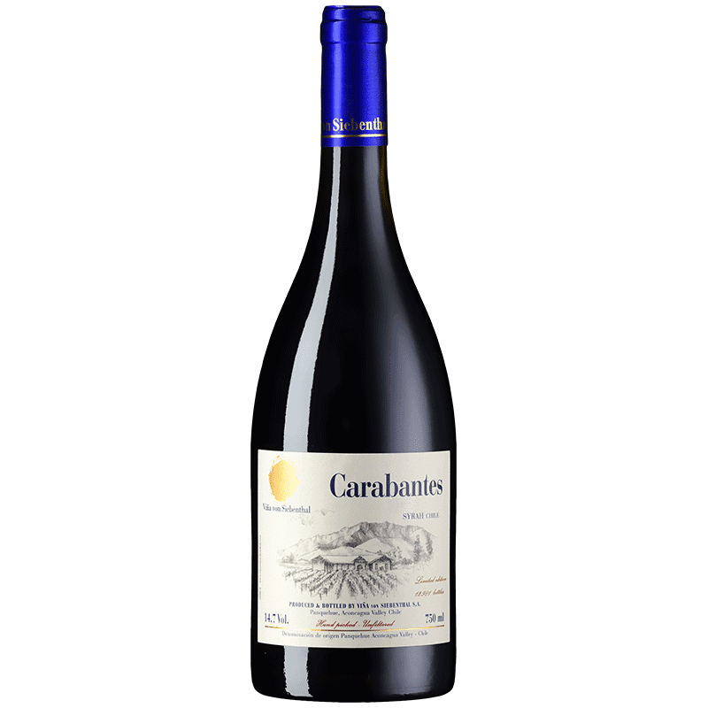 VIÑA VON SIEBENTHAL Rossi 75 cl / 2019 Carabantes Syrah Rosso Cile DO